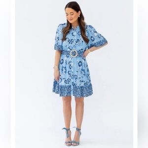 New Sail to Sable x Style Charade Placid Floral Print Dress Size Medium